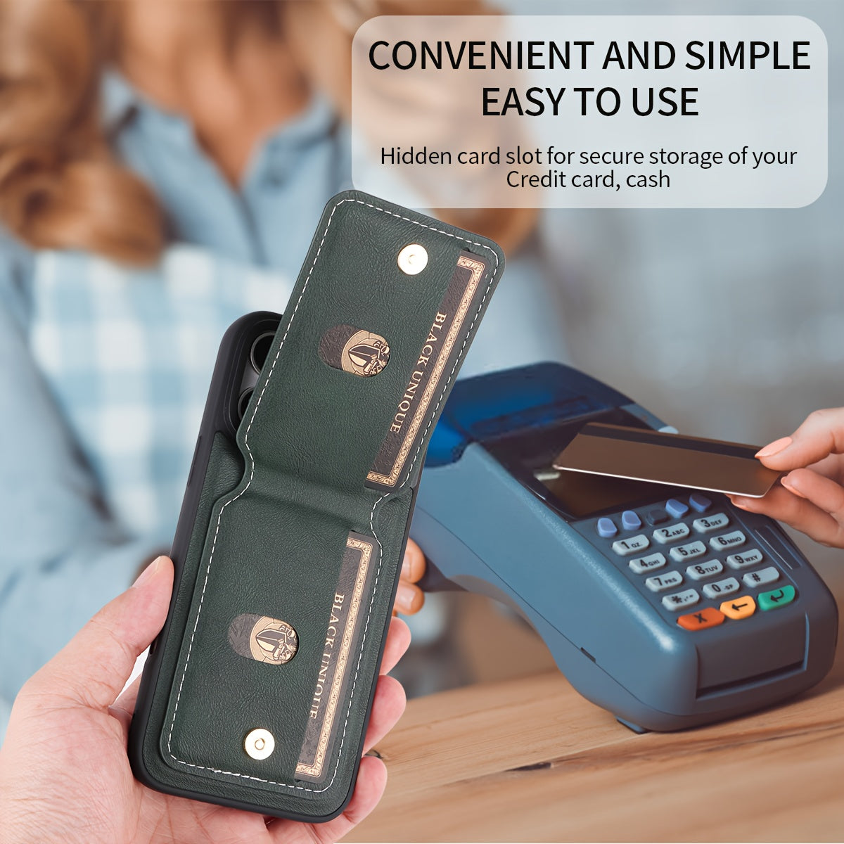 Faux Leather Phone Case with a Kickstand And Card Slot for Iphone 17 Pro Max, Compatible with Models 16/15/14/13/12/11 Pro, Designed for Drop Protection, Black Pu Film Case, Phone Case With Card Slot, Cell Phone Case Cute, Ph