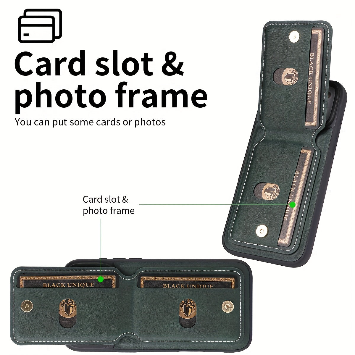 Faux Leather Phone Case with a Kickstand And Card Slot for Iphone 17 Pro Max, Compatible with Models 16/15/14/13/12/11 Pro, Designed for Drop Protection, Black Pu Film Case, Phone Case With Card Slot, Cell Phone Case Cute, Ph