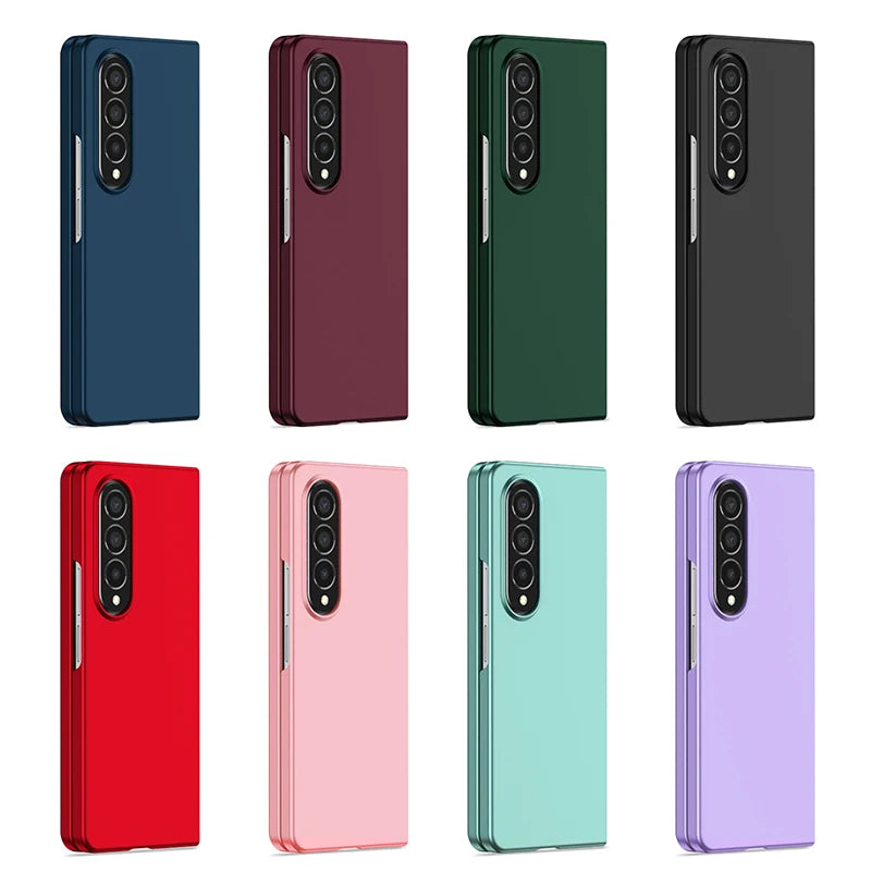 Case for Galaxy Z Fold 5 3 4 2 1 Magnetic Wireless Charging Drop Protection Anti Scratch Hard Cover Case for Z Fold Black Green