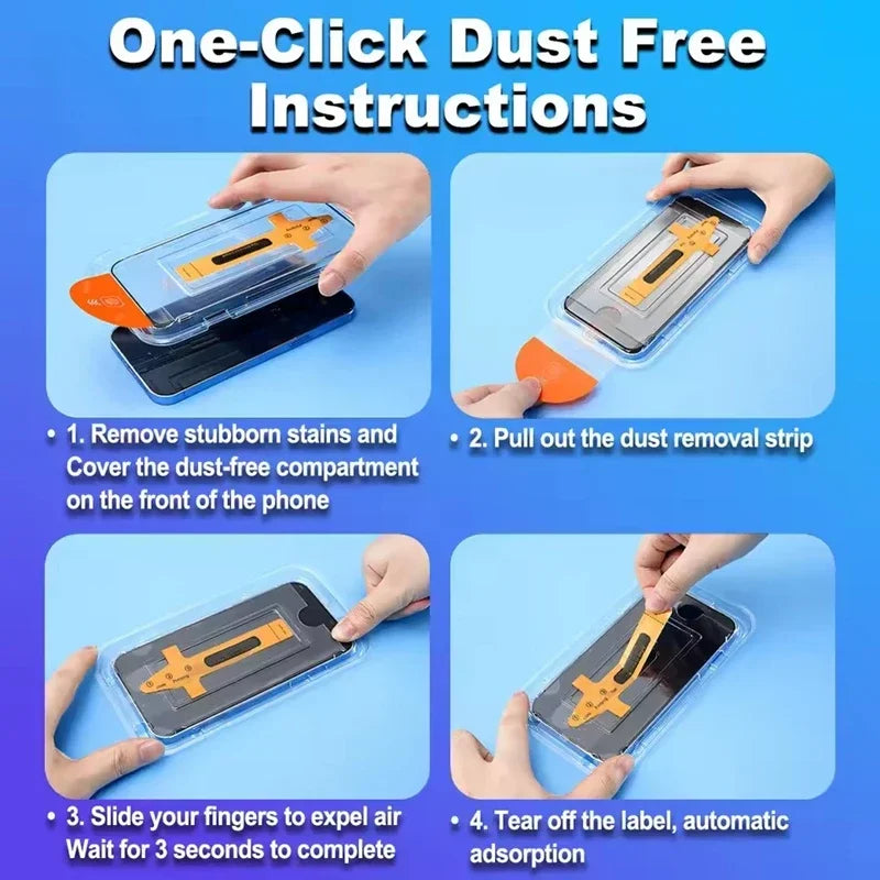 5-Pack Oleophobic Coating Dust Free Easy Installation Privacy Screen Protector For iPhone 16 15 14 13 12 11 17 Pro Max XR X XS 16 Plus