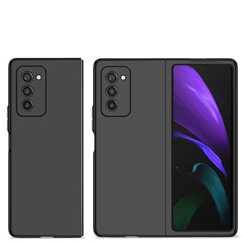 Case for Galaxy Z Fold 5 3 4 2 1 Magnetic Wireless Charging Drop Protection Anti Scratch Hard Cover Case for Z Fold Black Green