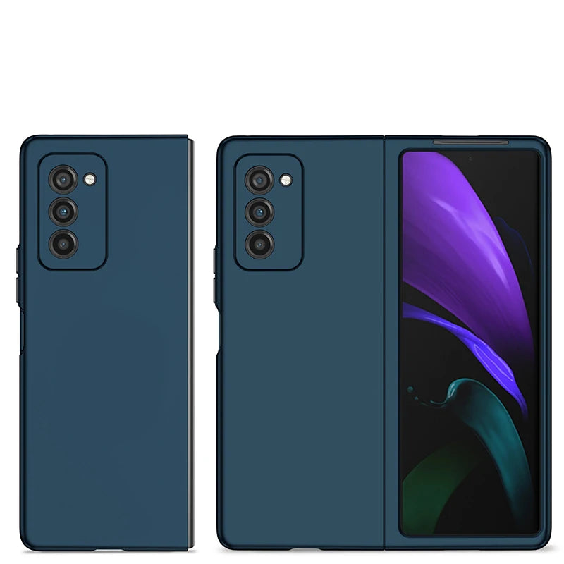 Case for Galaxy Z Fold 5 3 4 2 1 Magnetic Wireless Charging Drop Protection Anti Scratch Hard Cover Case for Z Fold Black Green