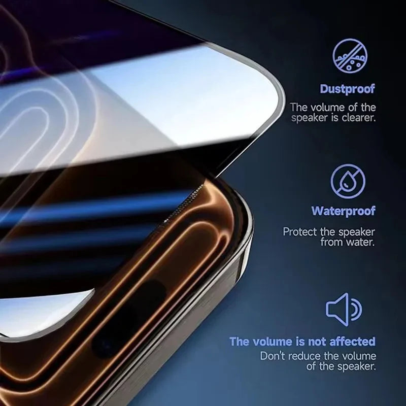 Oleophobic Coating Dust Free Easy Installation Privacy Screen Protector For iPhone 16 15 14 13 12 11 17 Pro Max XR X XS 16 Plus