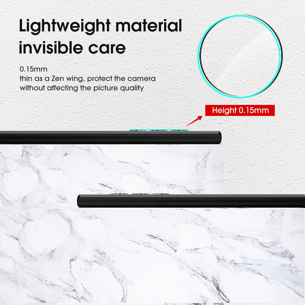 For SamsungGalaxy Z Fold5 Camera Lens Protector 9H Hardness Tempered GlassCamera Cover Protective Films for Galaxy ZFold 5